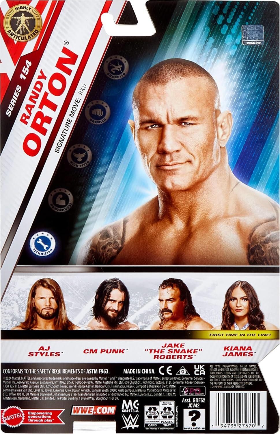 imageMattel WWE Randy Orton Action Figure Main Event Series 154 6inch Collectible with 10 Articulation Points amp LifeLike Look