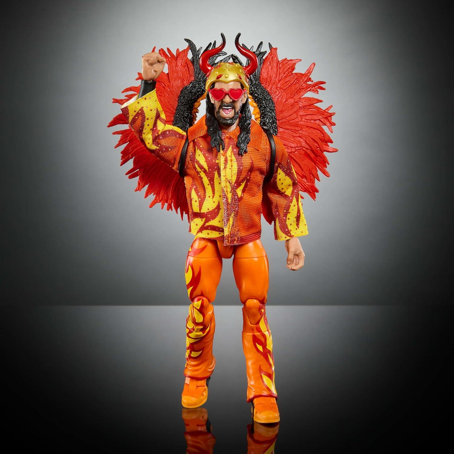 imageMattel WWE Ultimate Edition Action Figure Rey Mysterio Fan TakeOver Collectible with Interchangeable Accessories Extra Heads amp Swappable HandsSeth Rollins