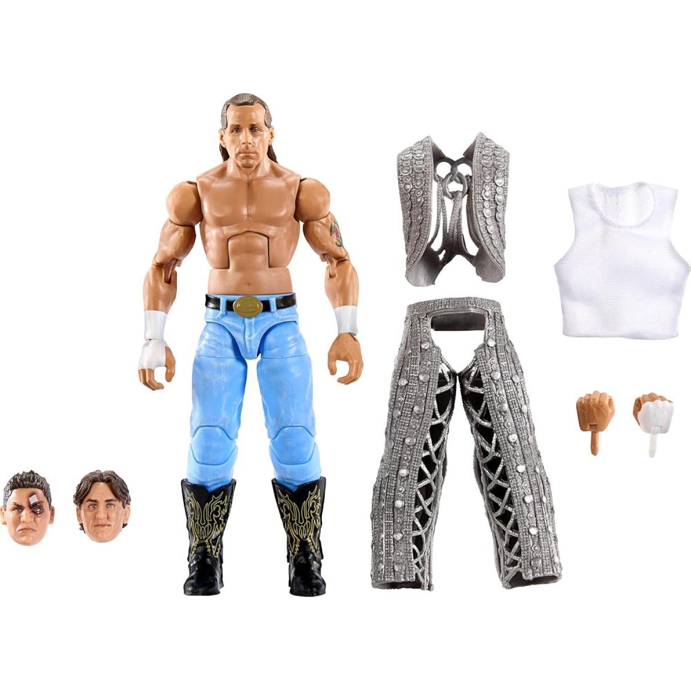 imageMattel WWE Elite Collection Action Figure amp Accessories Premium Live Event Triple H Set SummerSlam with William Regal BuildAFigure PartsShawn Michaels