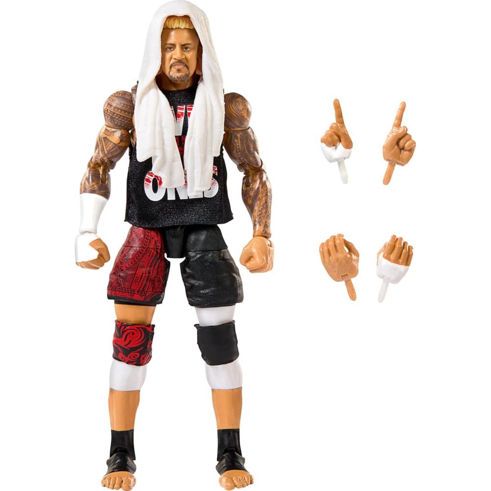 imageMattel WWE Elite Collection Action Figure amp Accessories Series 104 Rick Steiner 6inch Collectible with 25 Articulation Points amp Swappable HandsSolo Sikoa