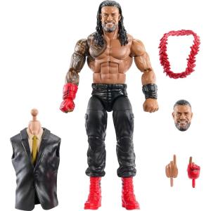 Mattel WWE Elite Collection Action Figure & Accessories, Premium Live Event Triple H Set, SummerSlam with William Regal Build-A-Figure Parts(Roman Reigns)