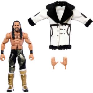 Mattel WWE Top Picks Elite Action Figure & Accessories Set, Seth “Freakin” Rollins 6-inch Collectible with Swappable Hands, Ring Gear & 25 Articulation Points