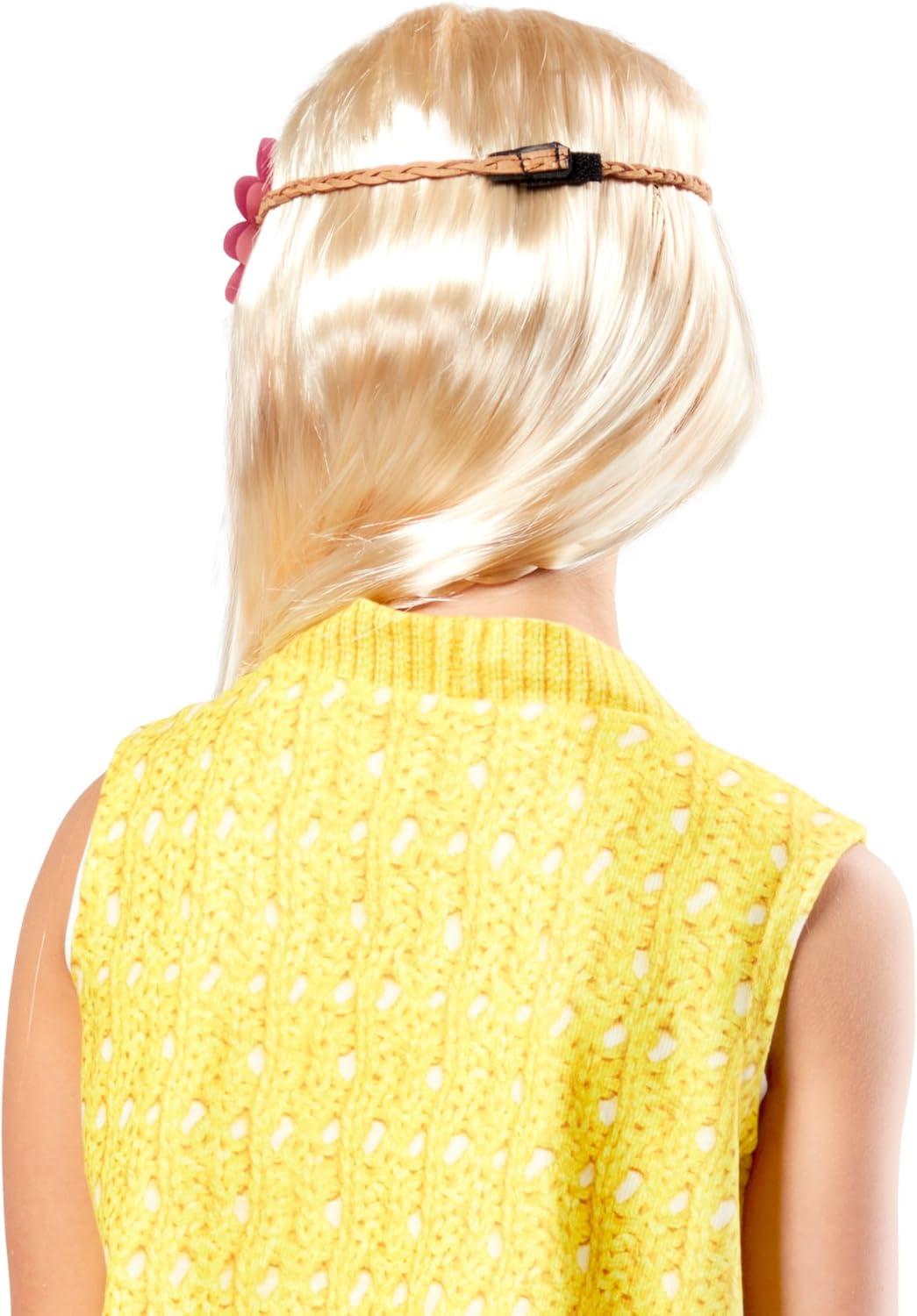 imageRubies American Girl Julie Albright Girls Hippie Blonde Costume Wig with Braid