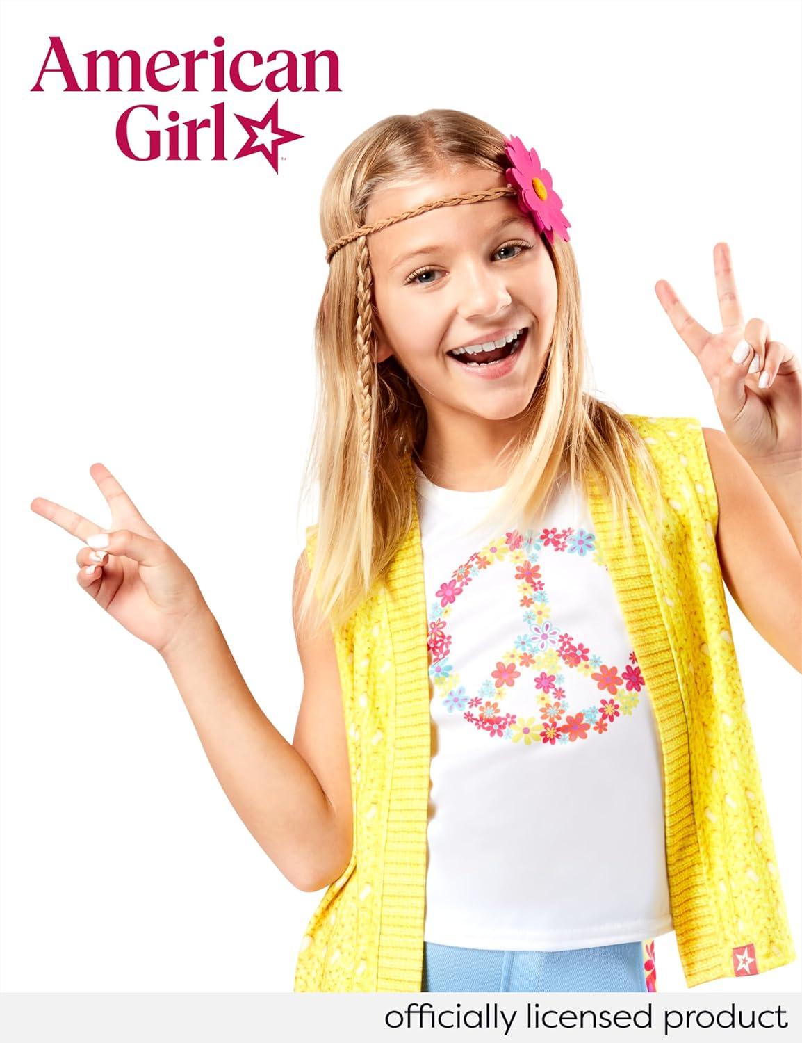 imageRubies American Girl Julie Albright Girls Hippie Costume