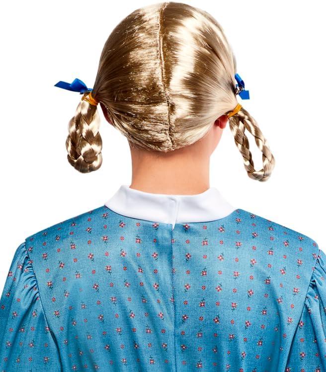imageRubies American Girl Womens Kirsten Larson Blonde Braided Ponytail Costume Wig