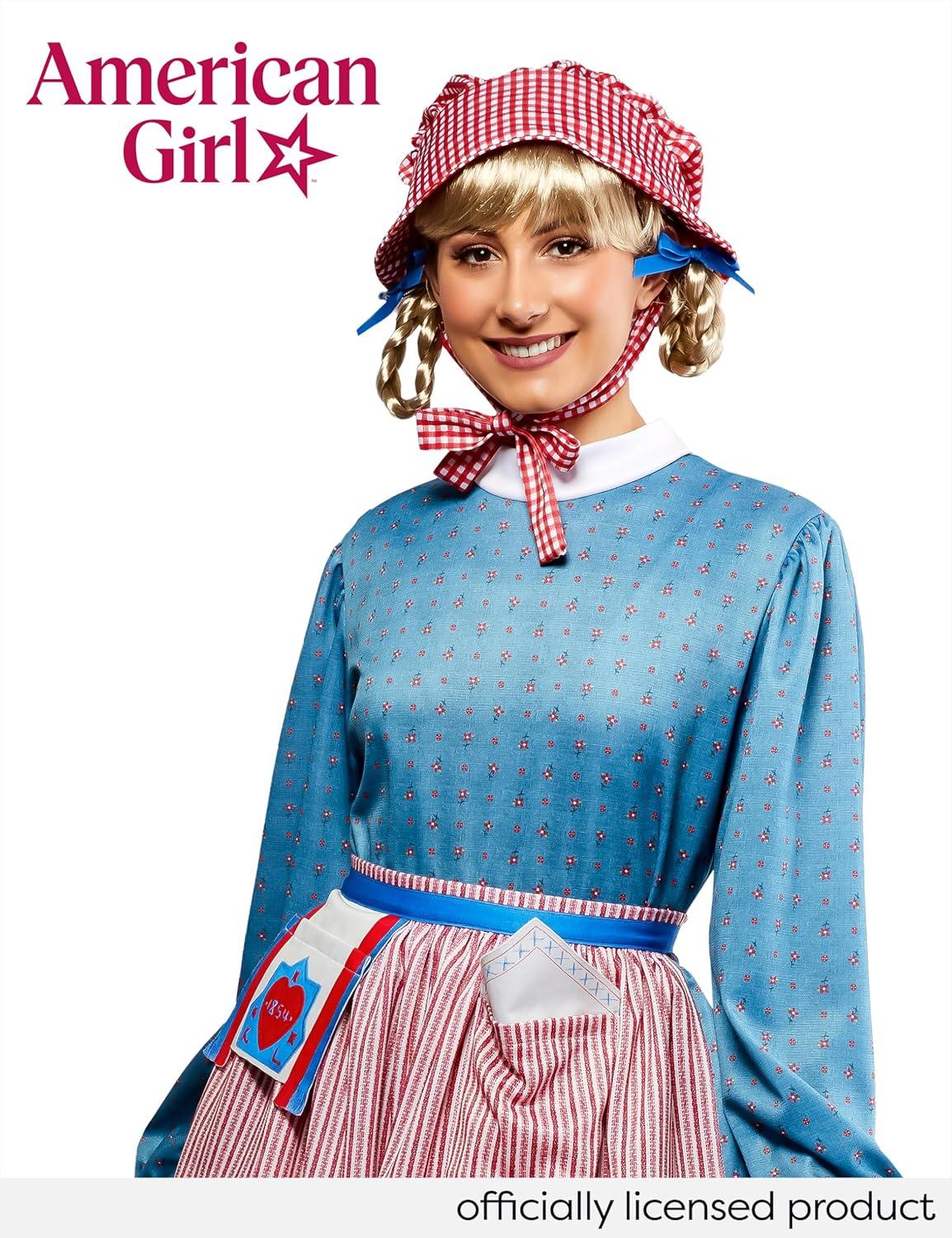 imageRubies American Girl Womens Kirsten Larson Costume Dress and Bonnet Set