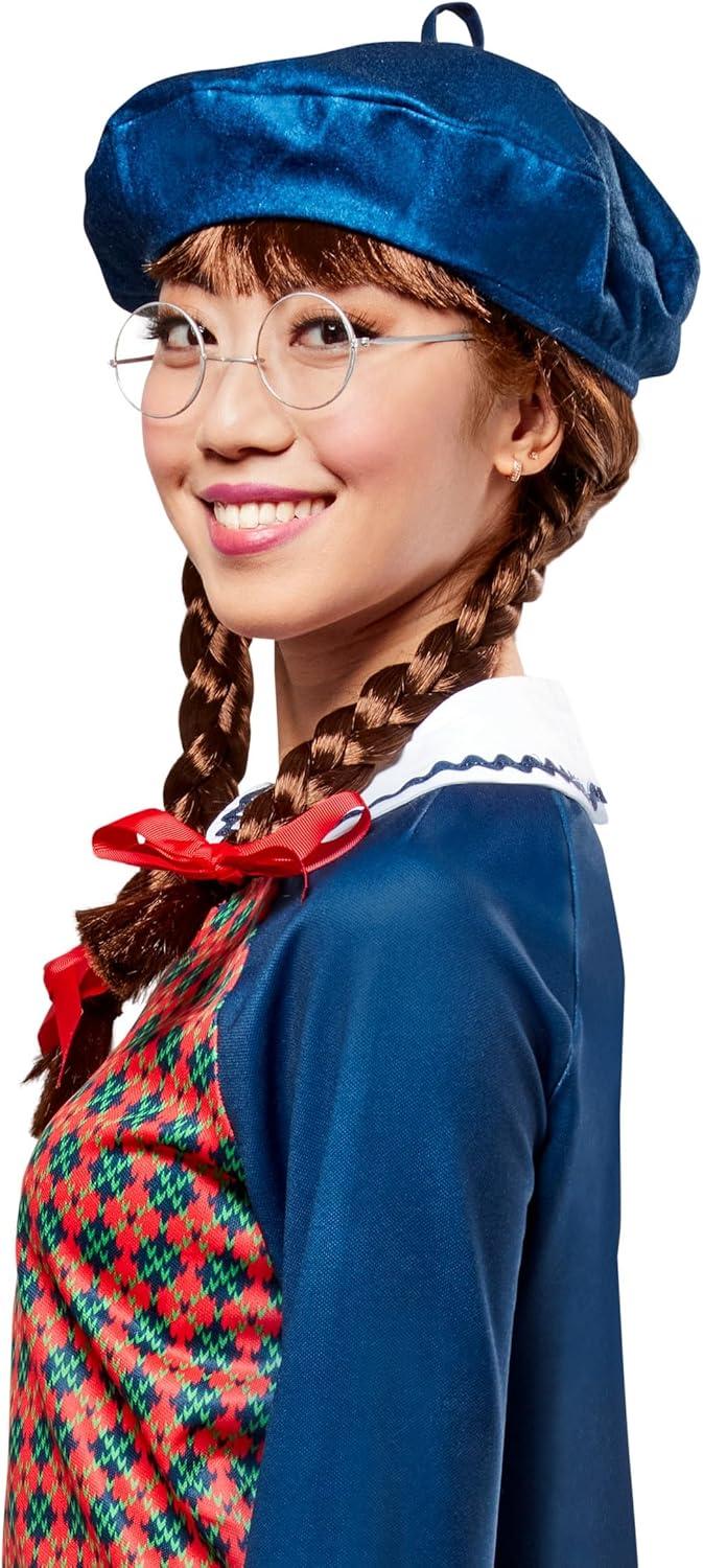 imageRubies American Girl Womens Molly McIntire Brown Braided Ponytail Costume Wig