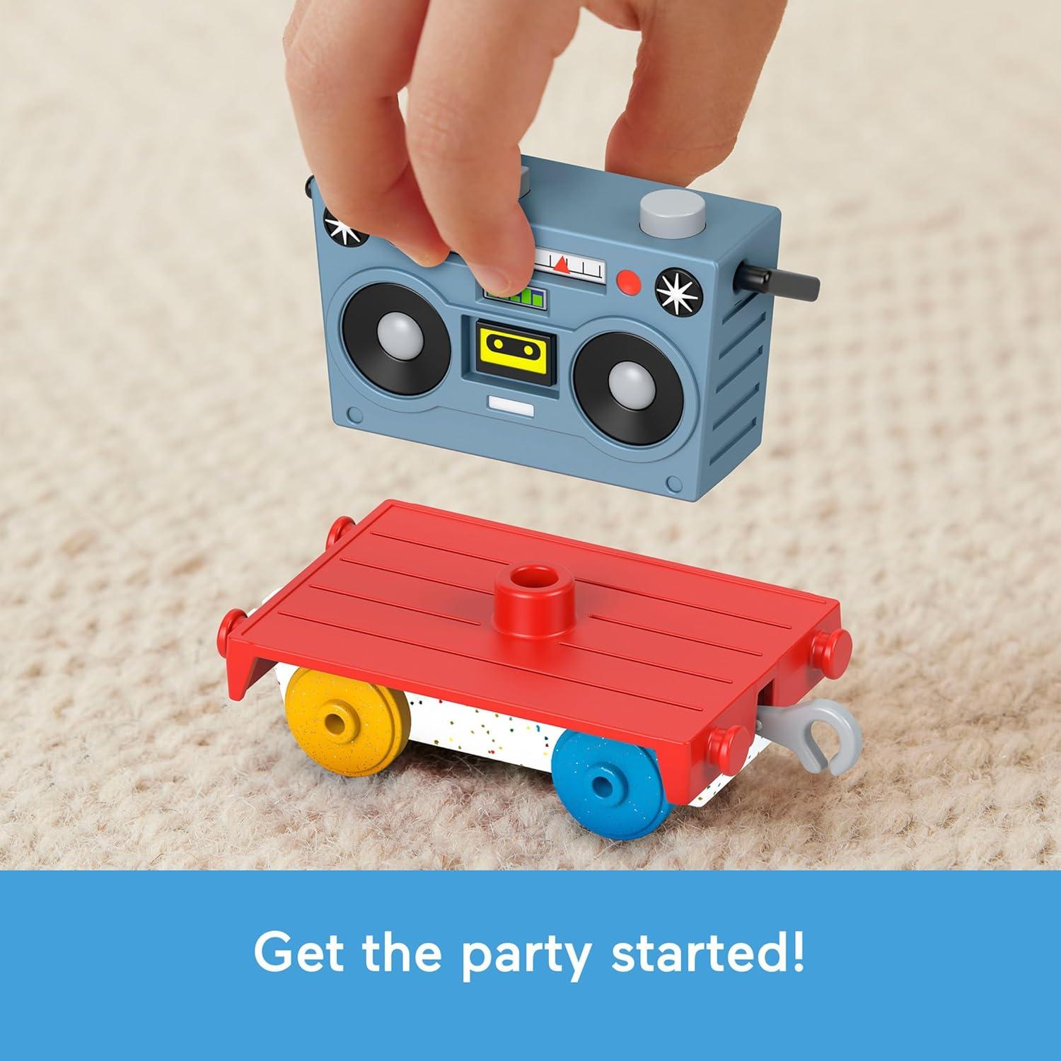 imageThomas amp Friends Toy Trains by FisherPrice 2 Large DieCast Engines amp 3 Motorized Trains with Classic Characters Includes Playmat Amazon Exclusive7 Days of Surprises