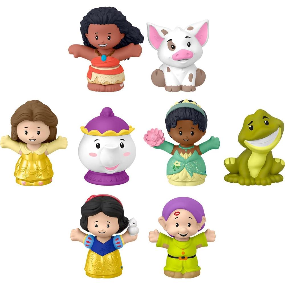 imageFisherPrice Little People Toddler Toys Disney Princess Story Duos 8Piece Figure Set for Pretend Play Kids Ages 18 MonthsPrincess  Friends 8Pack