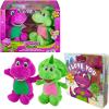 imageBarneys World Toddler Toys by FisherPrice 9 inch Barney amp Baby Bop plushes with Story Book for Cuddling up at Reading time Kids Ages 2 Years Amazon Exclusive