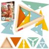 imageFisherPrice Wood Montessori Toy Triangle Puzzle American Montessori Society Seal of Excellence 10Piece Wooden Learning Activity amp Expert Play Tips for Kids Ages 3 Years Amazon Exclusive