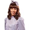 imageRubies American Girl Womens Samantha Parkington Brown Costume Wig with Bangs