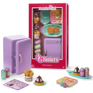 American Girl, AG Sisters Sleepover Snacks Set, Doll Playset, for 14.5-inch Dolls, 17 pcs, for Ages 4+