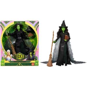 Mattel Universal Pictures’ Wicked: for Good Deluxe Glinda Fashion Doll with Removable Outfit & 3 Accessories, Inspired by The Movie(Elphaba)