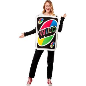 Rubies Mattel Uno: Wild Card Costume for Adults, Unisex One Size