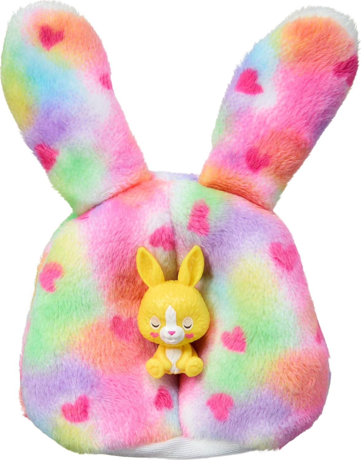 imageBarbie Cutie Reveal Doll amp Accessories Color Dream Series TieDyed Bunny Costume amp 10 Surprises Including Color ChangeTie Dyed Bunny