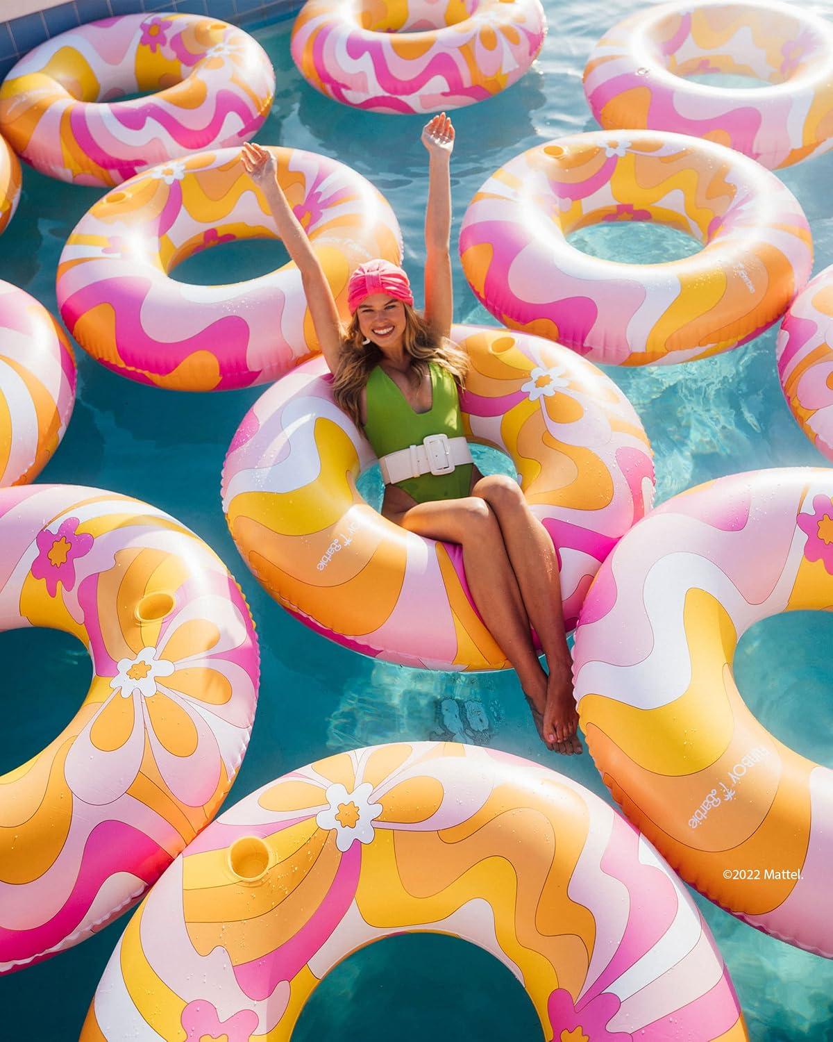 imageFUNBOY Barbie Inflatable Pool Floats Perfect for a Summer Pool Party and EntertainmentDream Tube Float