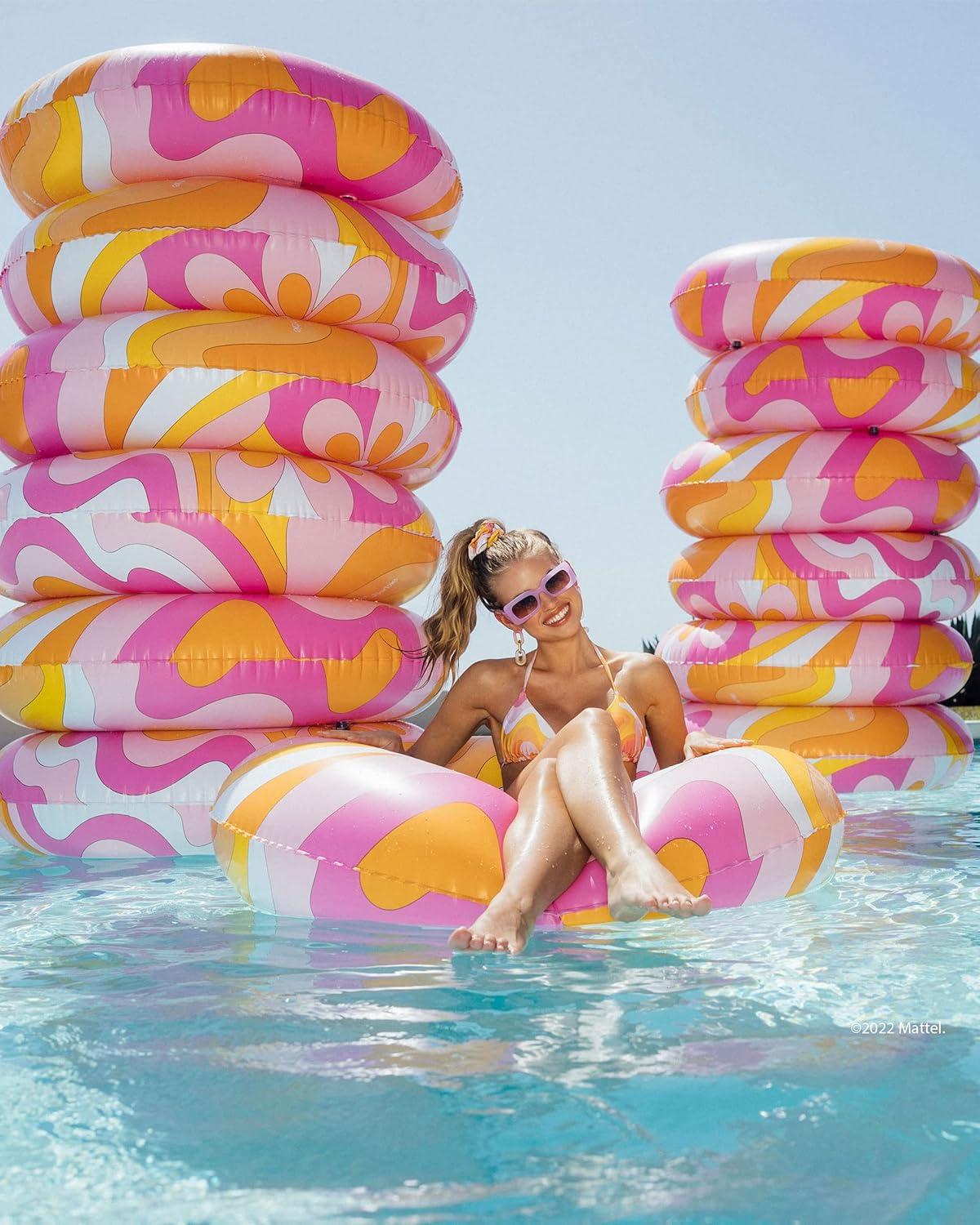 imageFUNBOY Barbie Inflatable Pool Floats Perfect for a Summer Pool Party and EntertainmentDream Tube Float