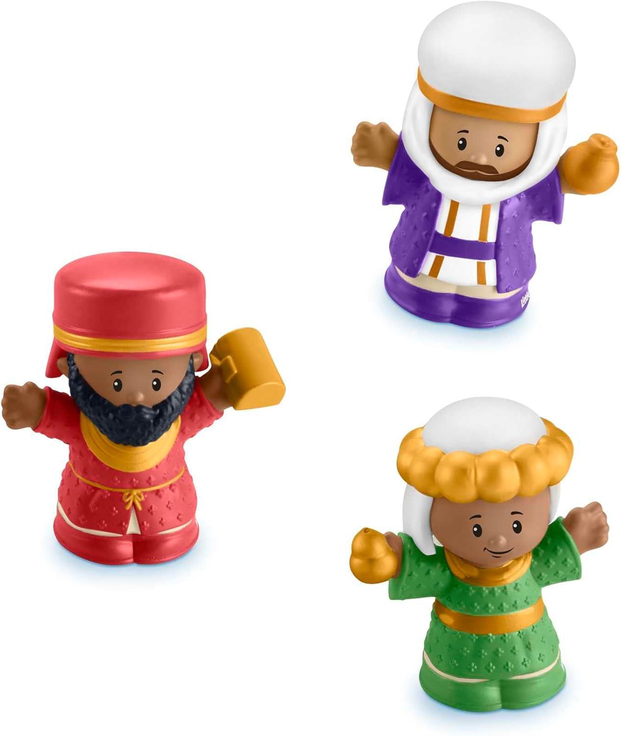 imageFisherPrice Little People Toddler Toy Nativity Set with Music Lights amp 18 Pieces for Christmas Pretend Play Kids Ages 1 Years