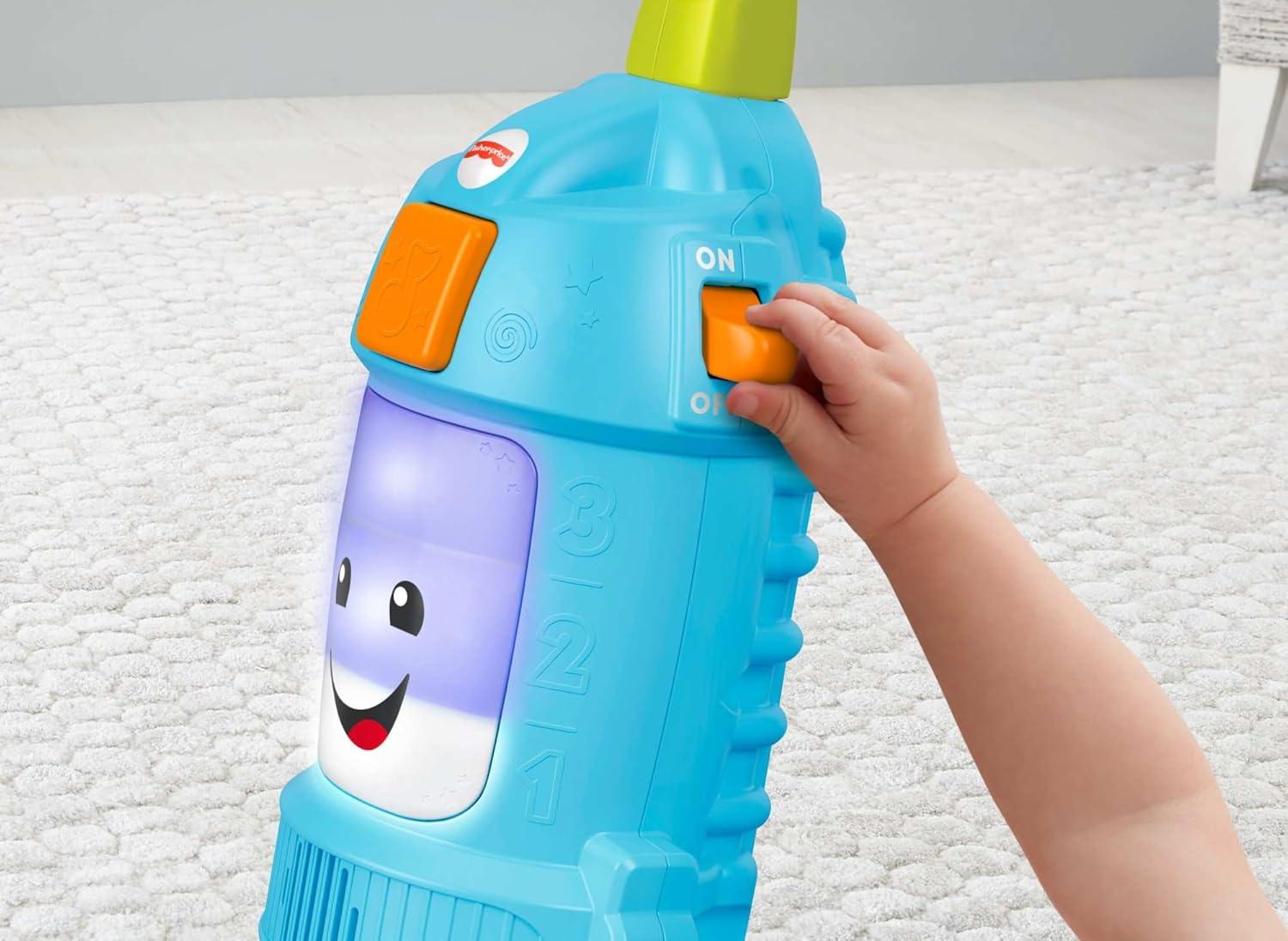 imageFisherPrice Toddler Toy Laugh amp Learn LightUp Learning Vacuum Musical Push Along for Pretend Play Infants Ages 1 Years Amazon ExclusiveVacuum