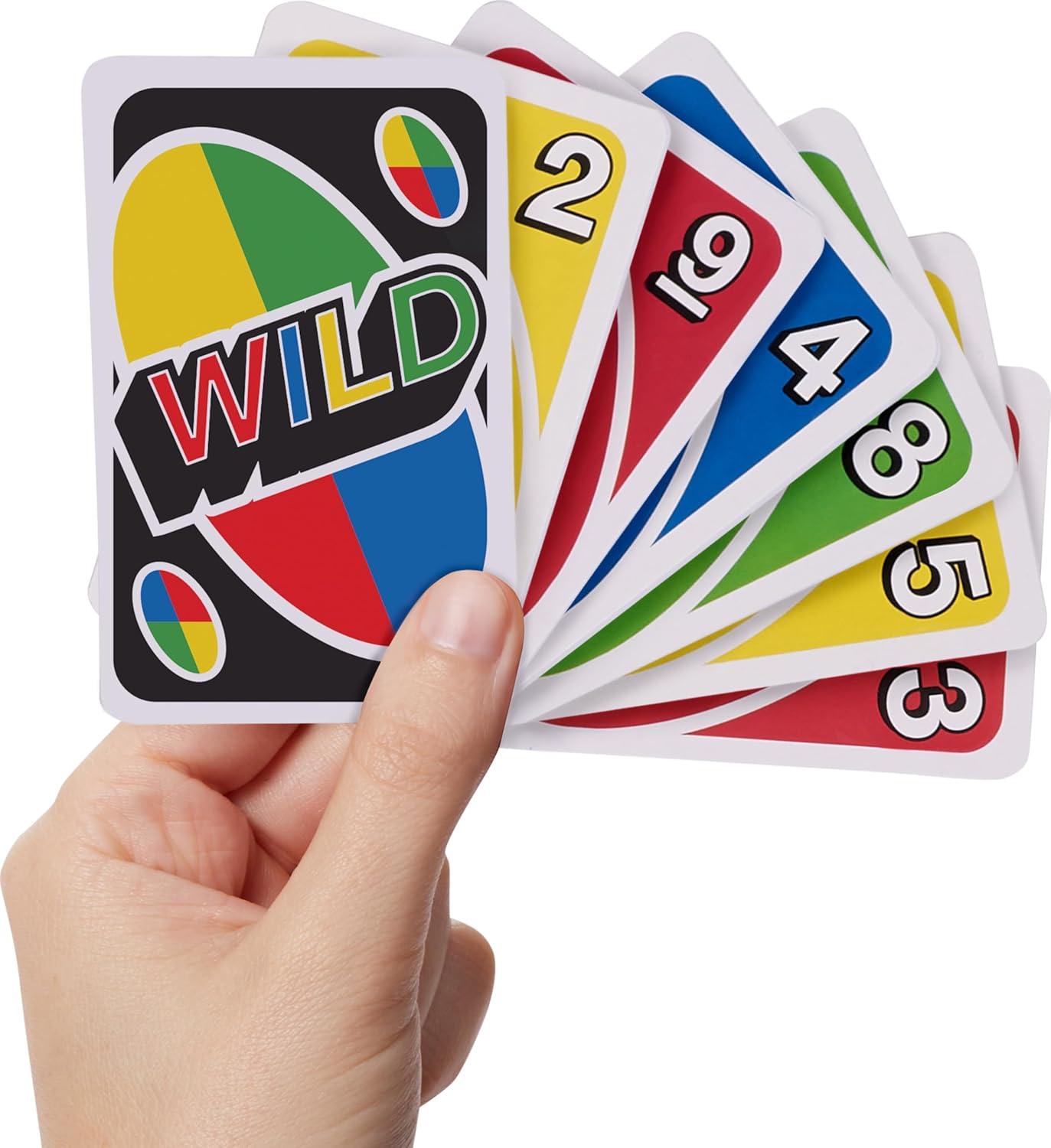 imageMattel Games UNO FLIP Card Game in Storage amp Travel Tin Color Blind Accessible Deck for Kids Adults amp Family Nights amp Parties Amazon ExclusiveUNO Left Hand