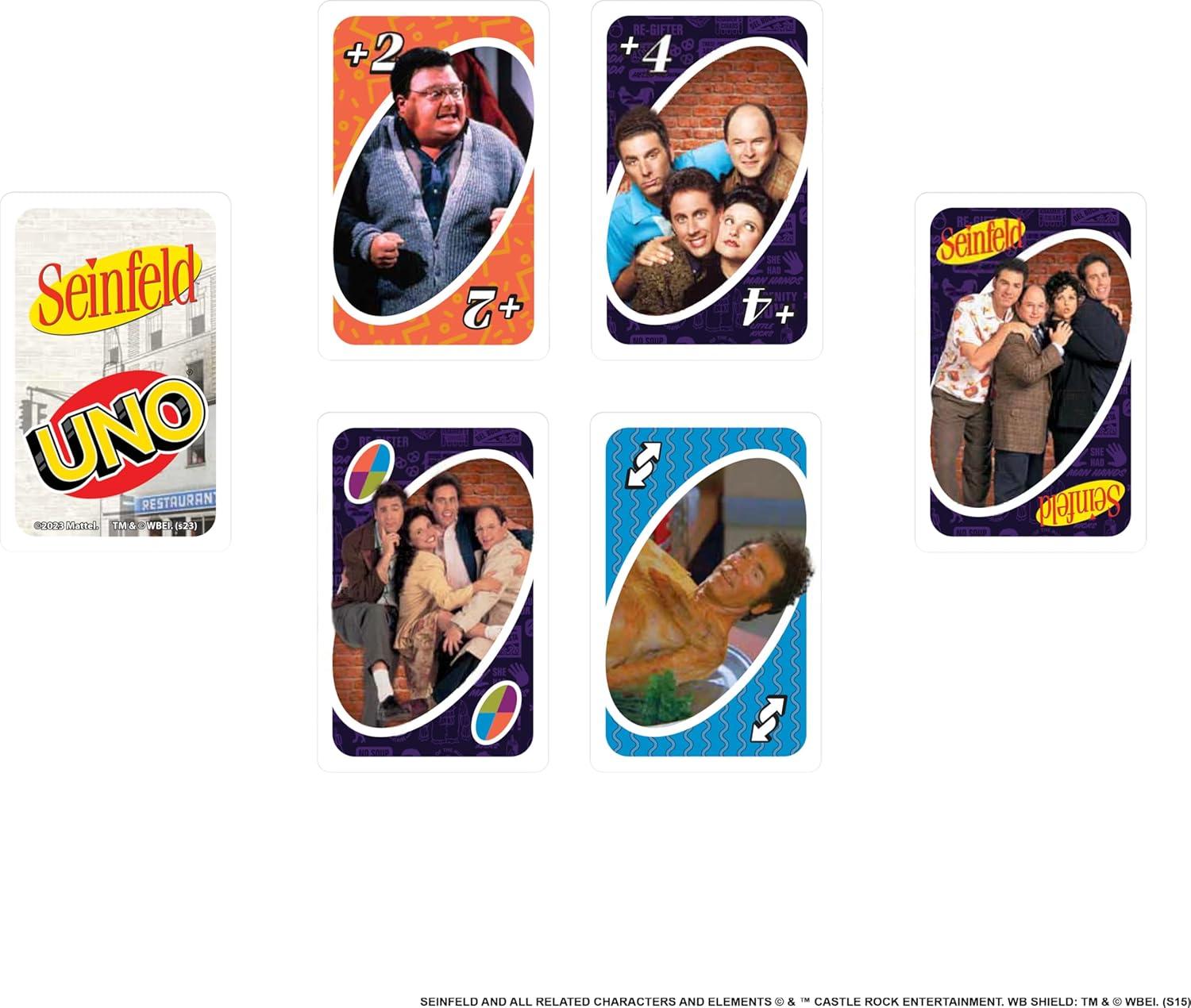 imageMattel Games UNO The Office Card Game for Teens Adults Families amp Parties with Special Rule for 2 to 10 PlayersSeinfeld