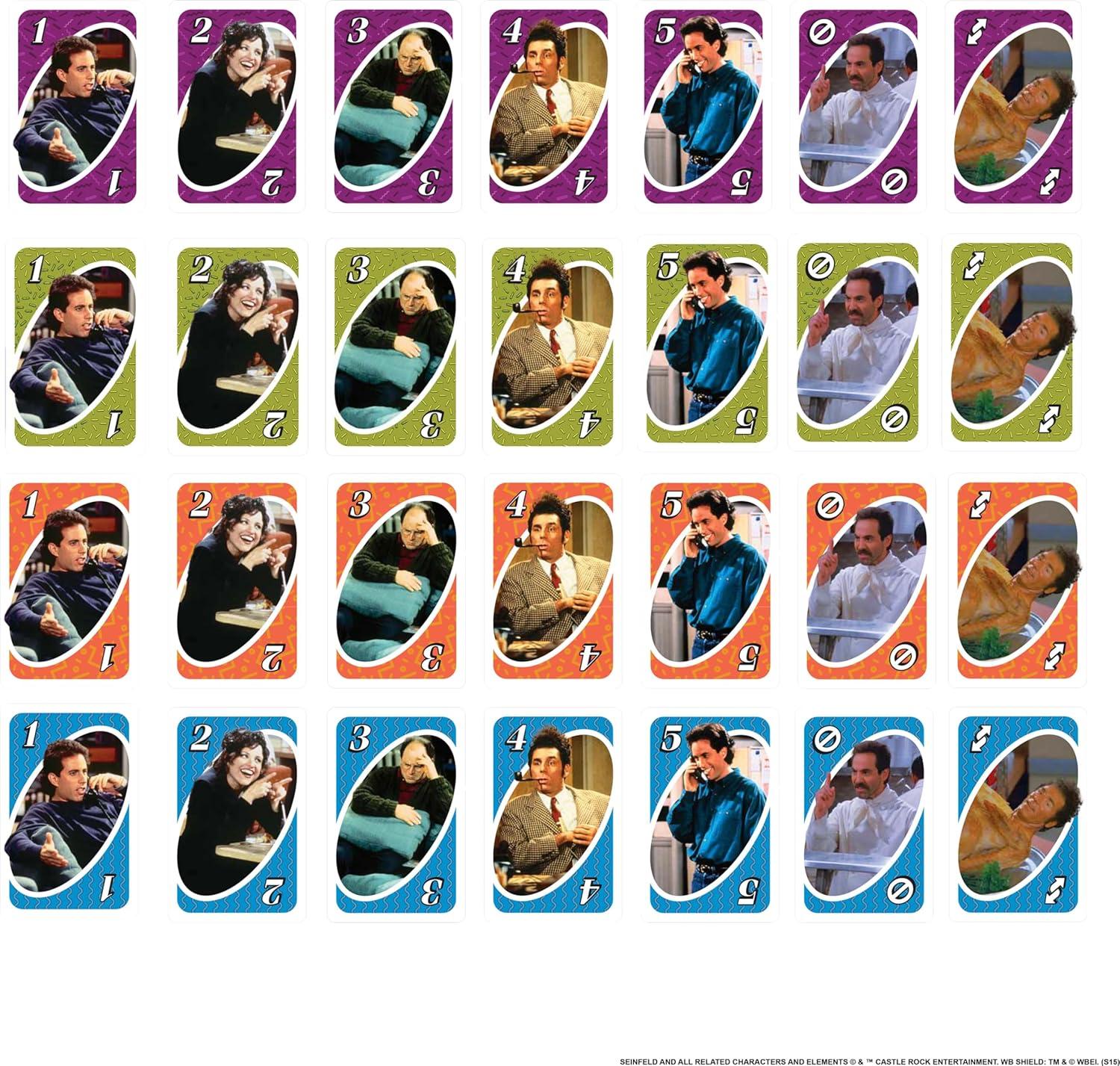 imageMattel Games UNO The Office Card Game for Teens Adults Families amp Parties with Special Rule for 2 to 10 PlayersSeinfeld