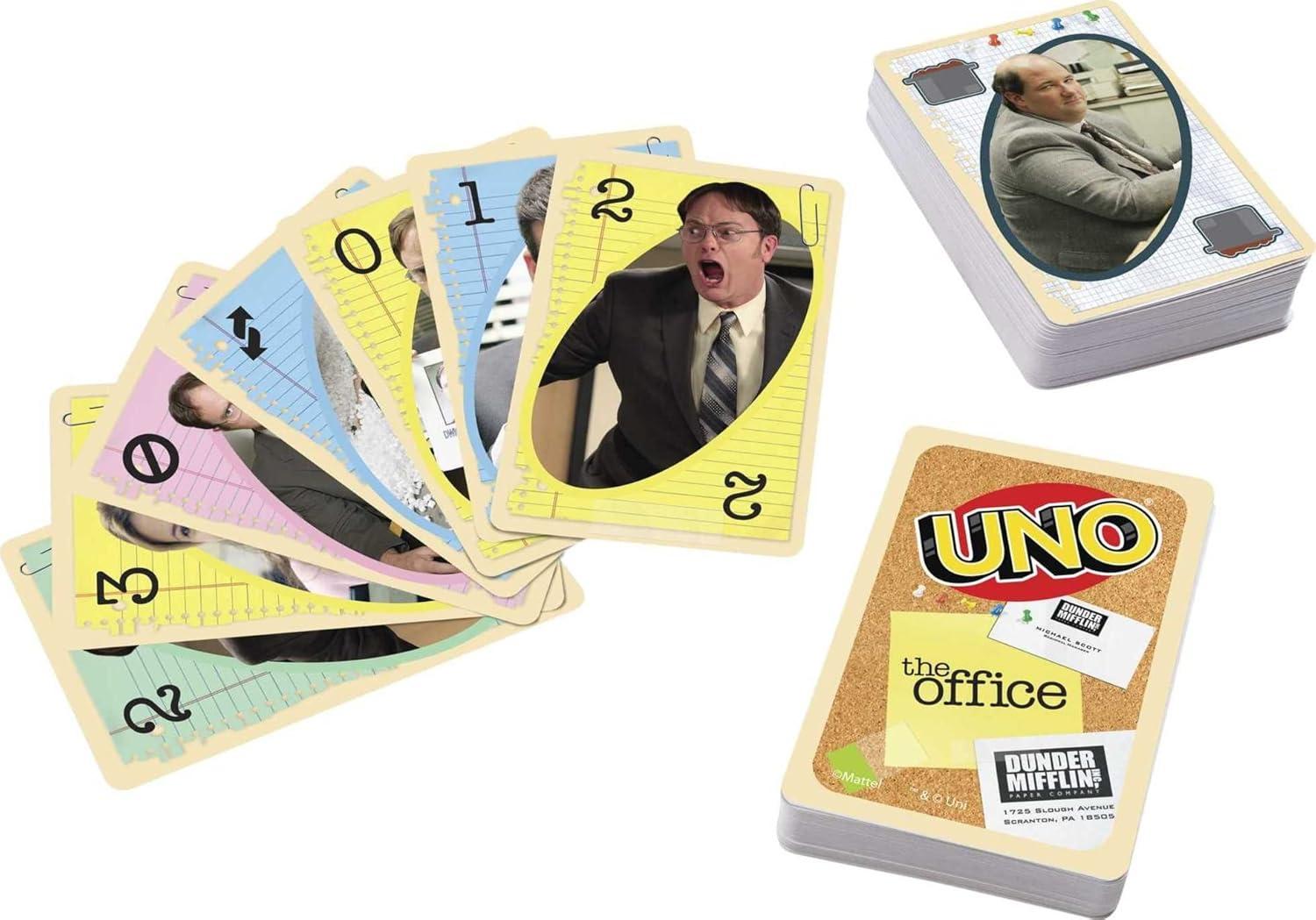 imageMattel Games UNO The Office Card Game for Teens Adults Families amp Parties with Special Rule for 2 to 10 PlayersThe Office