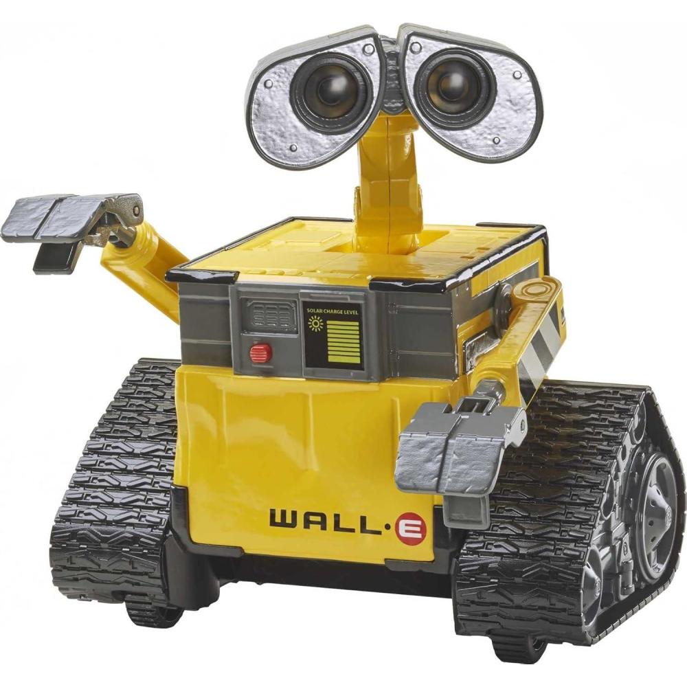 imageMattel Disney Pixar WALLE RC Robot Toy with 20 Lights amp Sounds Hello WALLE Action Figure amp Remote Control Amazon Exclusive