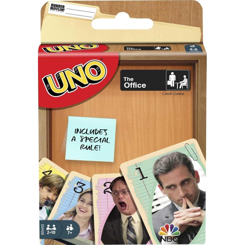 imageMattel Games UNO The Office Card Game for Teens Adults Families amp Parties with Special Rule for 2 to 10 PlayersThe Office