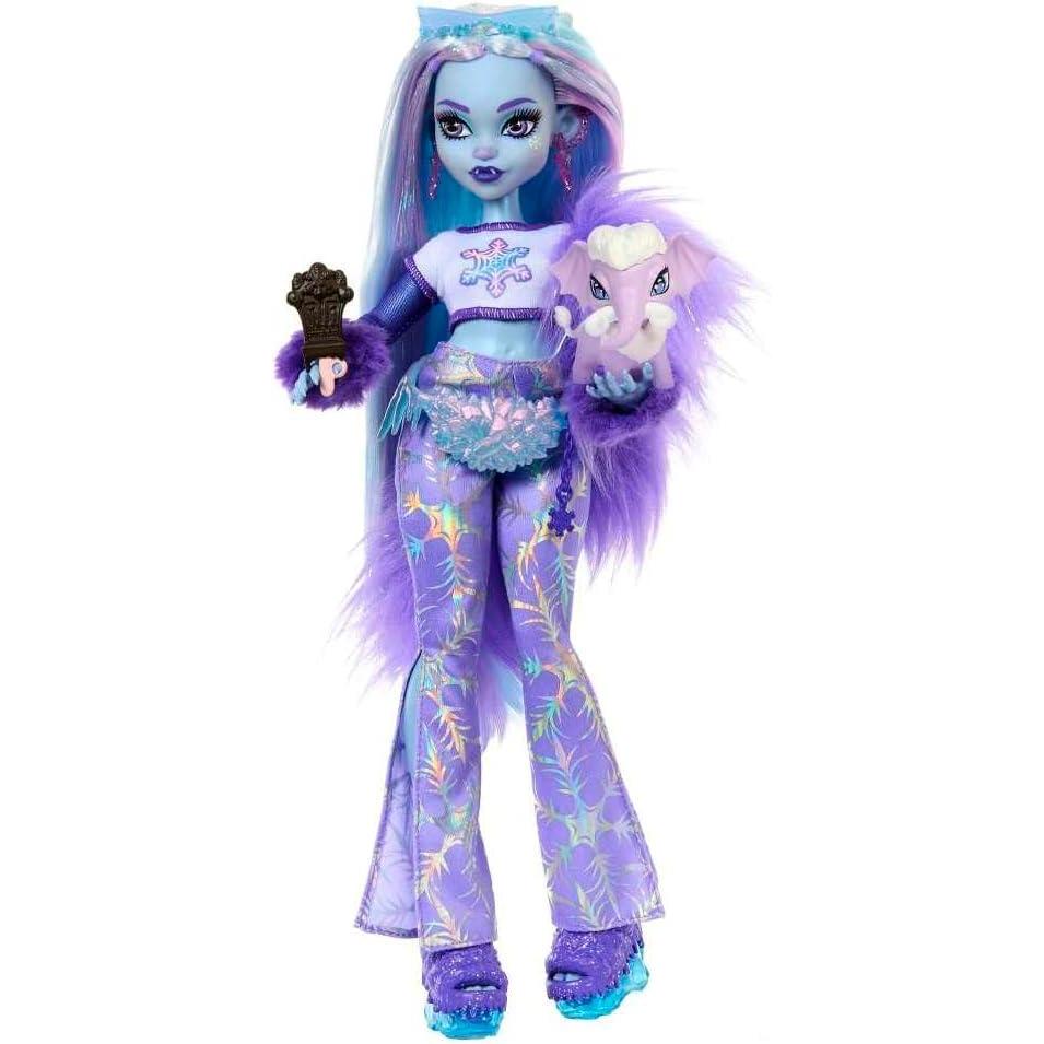 imageMonster High Lagoona Blue Doll in Mesh Tee and Cargo Pants Includes Pet Fish Neptuna and Accessories Like a Backpack Snack and NotebookAbbey Bominable