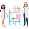imageBarbie Careers Playset Science Lab with 2 Scientist Fashion Dolls Bench amp 10 Accessories Amazon Exclusive