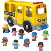 imageFisherPrice Little People Toddler Toy Big Yellow School Bus amp Community Heroes Set Musical PullAlong Vehicle amp Figures for Kids Ages 1 Years Amazon Exclusive