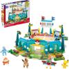 imageMEGA Pokmon Building Toys Set Training Stadium with 1101 Pieces 5 Poseable Characters and Battle Play for KidsOne Size
