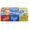 imageMattel Games Set of 3 Card Games with UNO Phase 10 amp ONO 99 Travel Fun for Kids amp Family Night with Storage Tin Box Amazon Exclusive