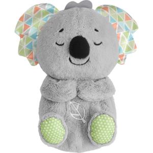 Fisher-Price Baby Toy Soothe ‘n Snuggle Koala Plush Sound Machine with Customizable Music Lights & Breathing Motion for Newborns 0+ Months(Koala Soother)