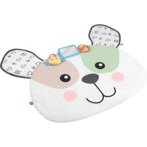 Fisher-Price Baby Tummy Time Toy, Puppy Perfection Giant Play Mat with Sensory Development Activities for Newborns 0+ Months (Amazon Exclusive)