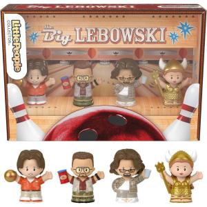 Little People Collector The Big Lebowski Movie Special Edition Set for Adults & Fans, 4 Figures in a Display Package