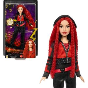 Mattel Disney Descendants: The Rise of Red Doll – Singing Doll with Movie-Inspired Clothes & Accessories, Sings “Red”(Multicolor)