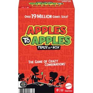 Mattel Games Apples to Apples Junior, The Game of Crazy Comparisons, Board Game with 504 Cards, Family Party Game Especially for Kids, Gift for Kid, Teen & Family Game Night Ages 9 Years & Older(Classic)