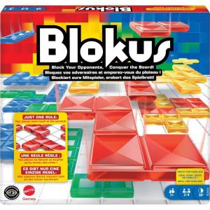 Mattel Games Blokus XL Board Games for Family Night, Brain Games for 2 to 4 Players, Oversized Board and Pieces (Amazon Exclusive)(Blokus)