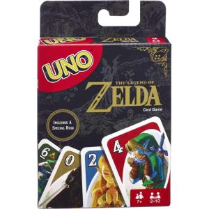 Mattel Games UNO The Legend of Zelda Card Game for Family Night with Themed Graphics & Special Rule