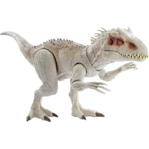 Mattel Jurassic World Indominus Rex Dinosaur Toy with Lights, Sounds & Motion, Camouflage ‘n Battle I-Rex, 21 Inches Long with Digital Play(Convenient)