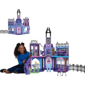 Monster High Doll House, Haunted High School Playset with 7 Play Areas & 35+ Storytelling Pieces Including Furniture & Accessories