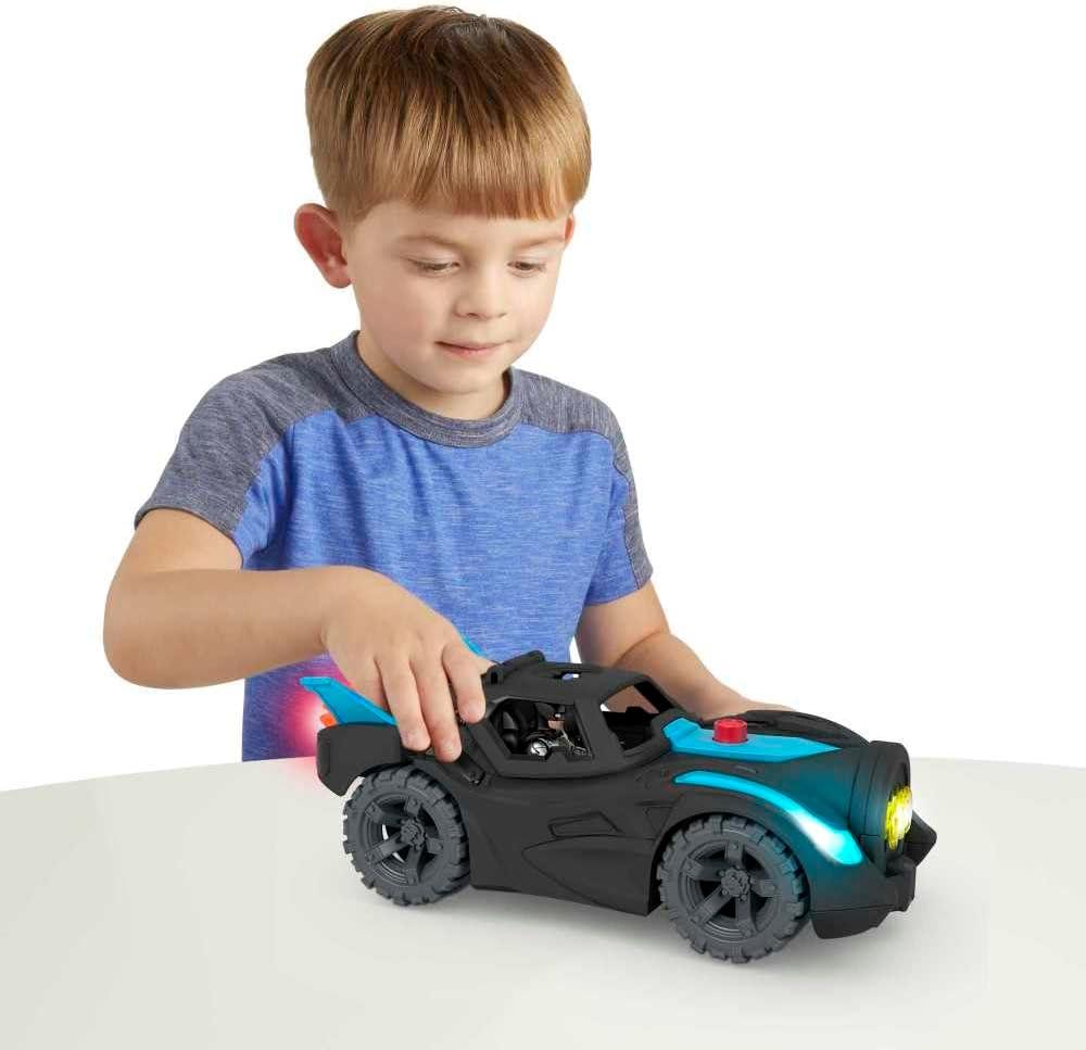 imageFisherPrice Imaginext DC Super Friends Batman Toys Lights amp Sounds Batmobile with Batman Figure for Preschool Pretend Play Ages 38 Years