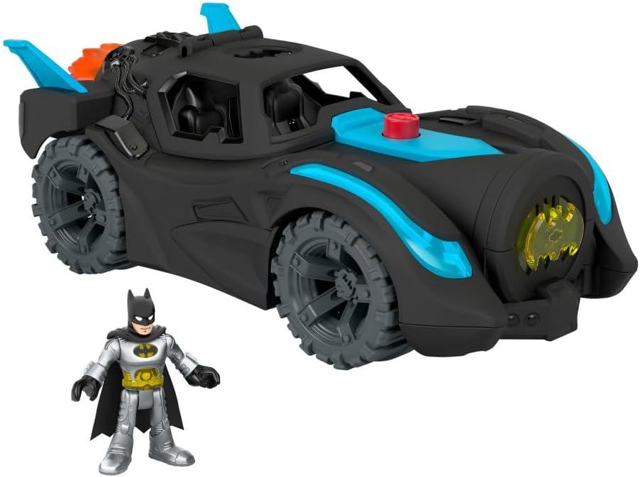 imageFisherPrice Imaginext DC Super Friends Batman Toys Lights amp Sounds Batmobile with Batman Figure for Preschool Pretend Play Ages 38 Years