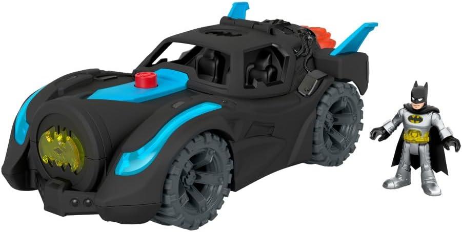 imageFisherPrice Imaginext DC Super Friends Batman Toys Lights amp Sounds Batmobile with Batman Figure for Preschool Pretend Play Ages 38 Years