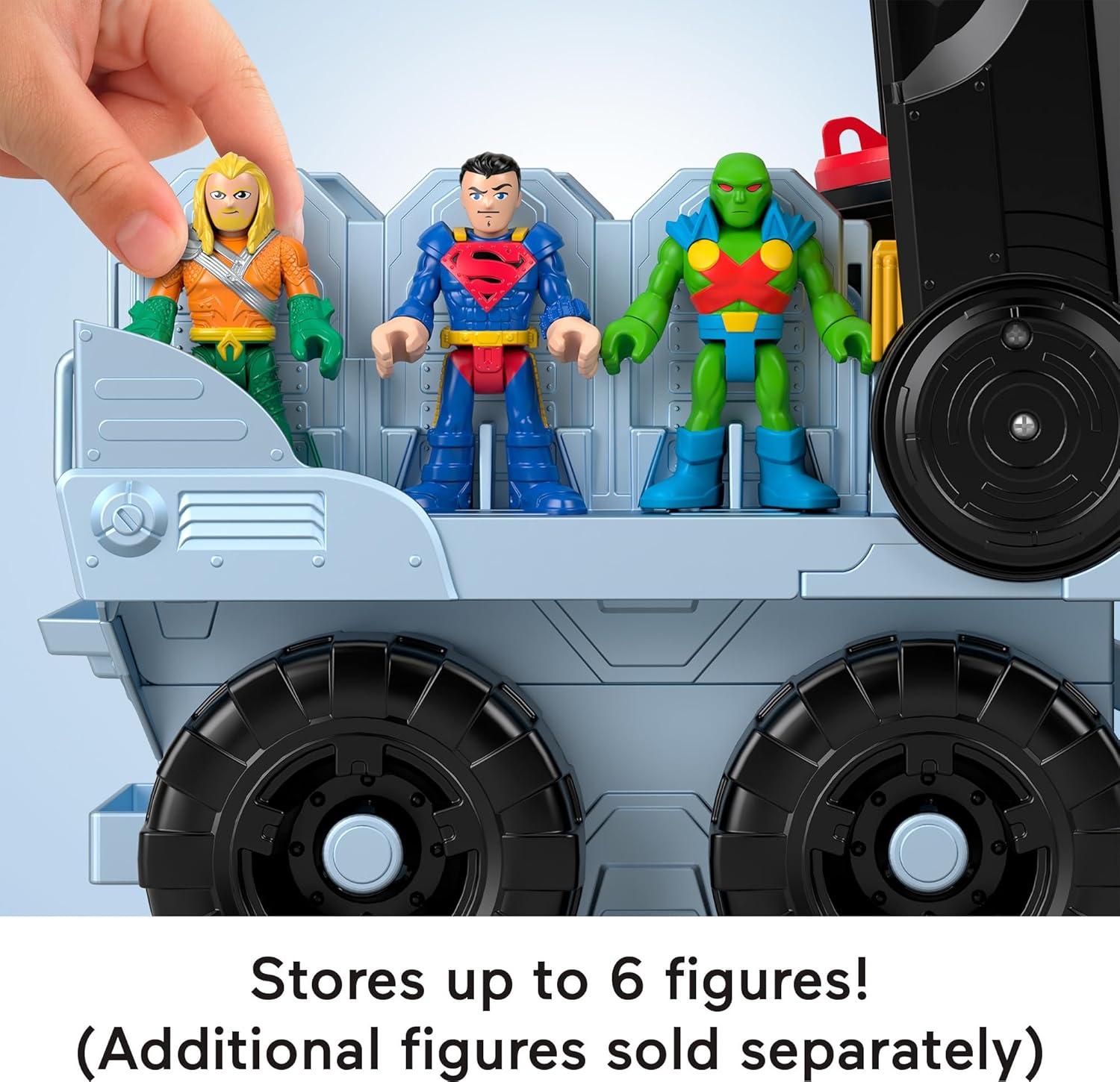 imageFisherPrice Imaginext DC Super Friends Batman Toys Transforming BatTank with Lights Sounds Figure amp Projectiles for Preschool Kids Ages 3 Years