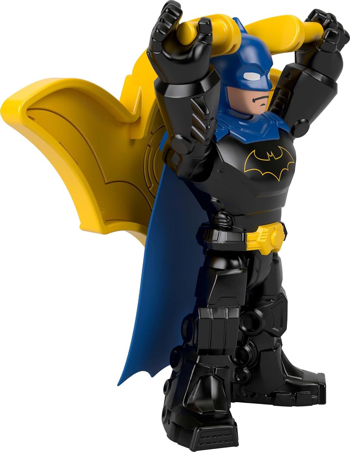 imageFisherPrice Imaginext DC Super Friends Metal Force Action Figure amp Accessories Set Includes 3inch Batman with Spinning Blade