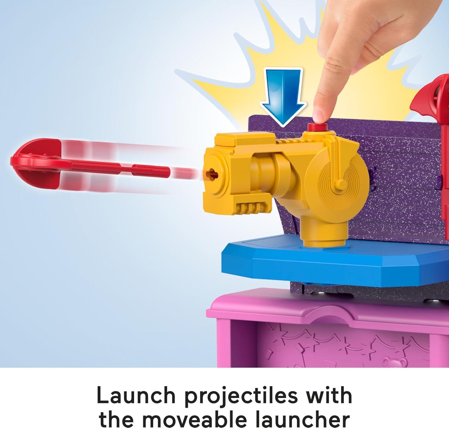 imageFisherPrice Imaginext DC Super Friends Toy Batgirl Hero Hideout Playset with 2 Figures amp 5 Accessories for Pretend Play Kids Ages 3 Years